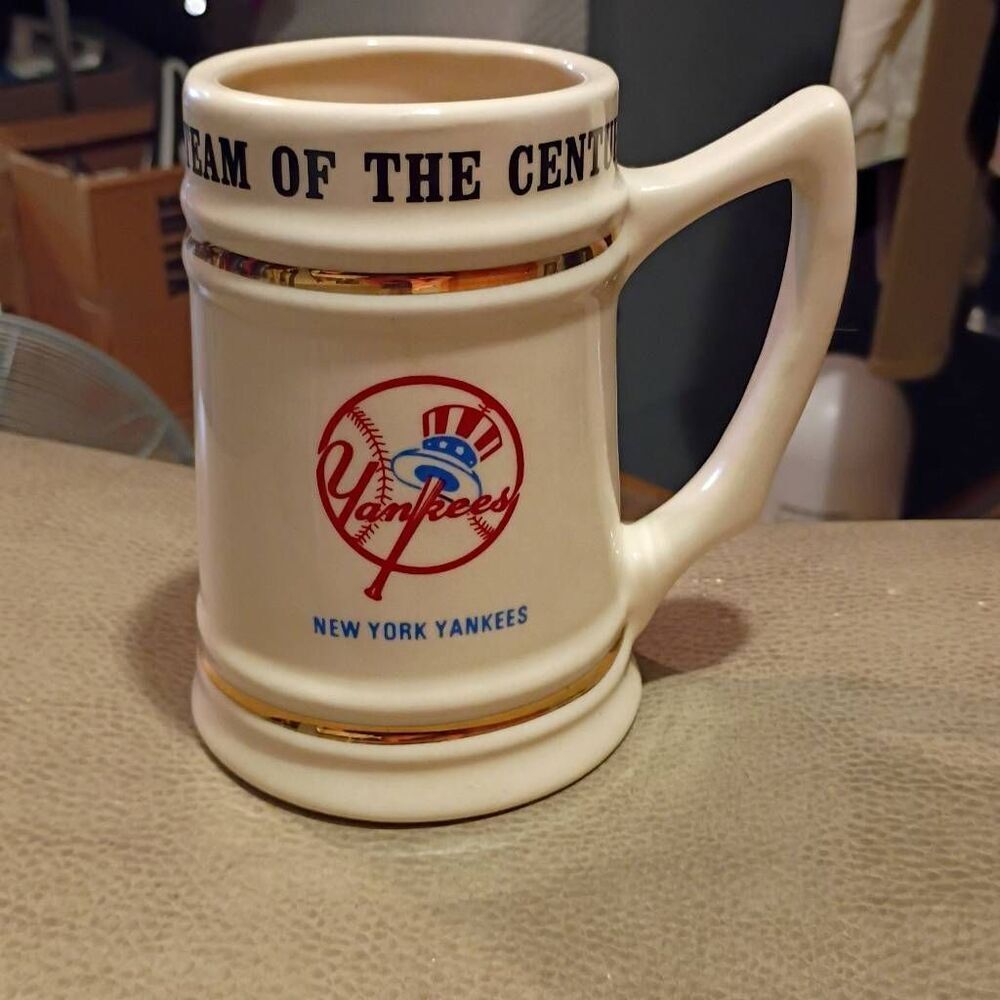 Vintage New York Yankees Ceramic Beer Mug